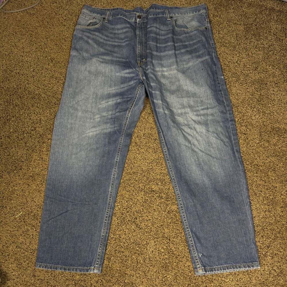 Levi's Relaxed Straight Fit Jeans Blue Denim 46x30